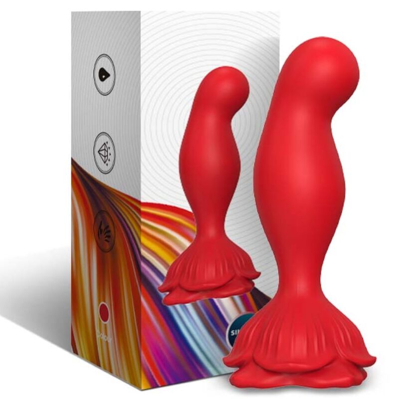 ARMONY - PINK VIBRATOR & ANAL PLUG REMOTE CONTROL RED - NOCTURNA DESIRES