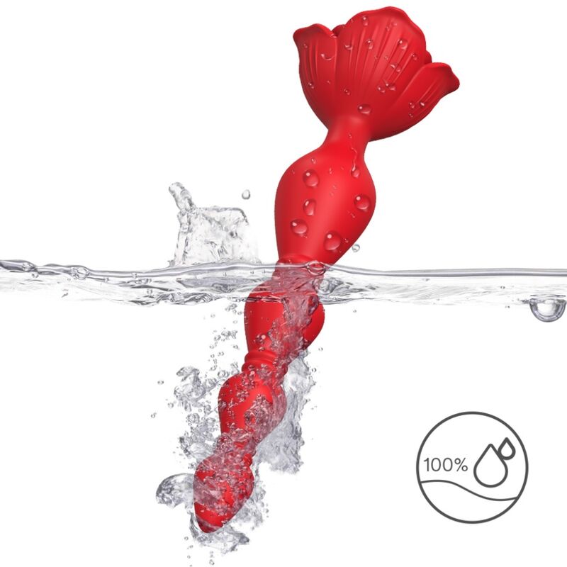 ARMONY - PINK VIBRATOR PAGODA & ANAL PLUG RED - NOCTURNA DESIRES