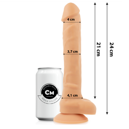 COCK MILLER - SILICONE DENSITY ARTICULABLE COCKSIL 24 CM - NOCTURNA DESIRES