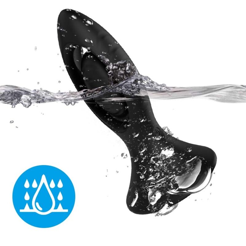 ARMONY - VIBRATOR & ANAL PLUG SILICONE BLACK - NOCTURNA DESIRES