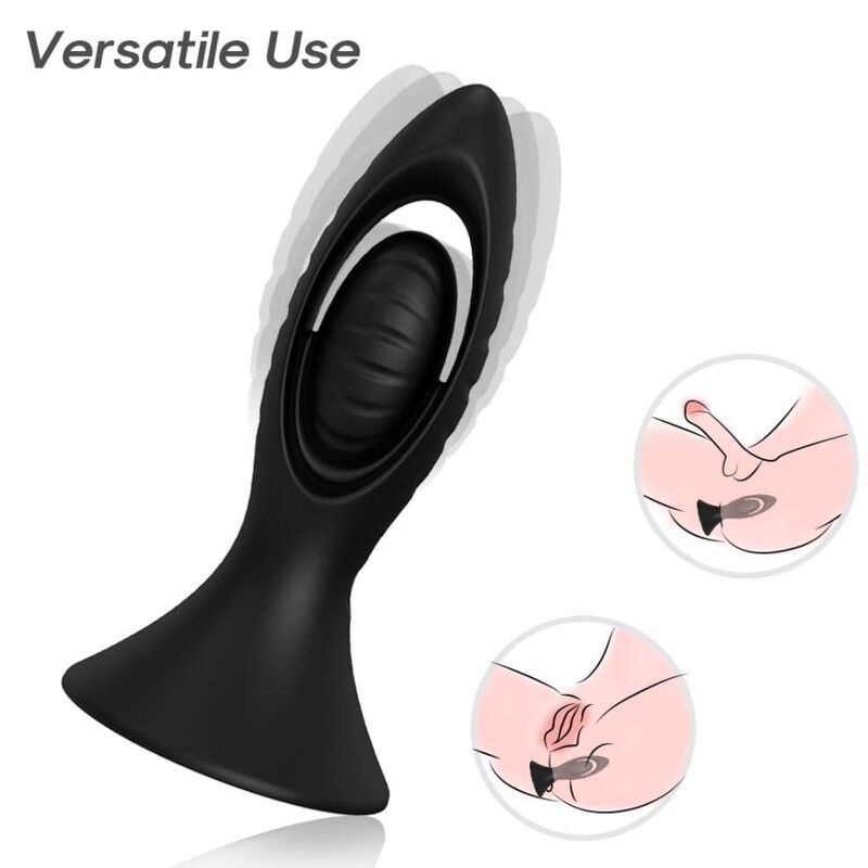 ARMONY - VIBRATOR & ANAL PLUG SILICONE BLACK - NOCTURNA DESIRES