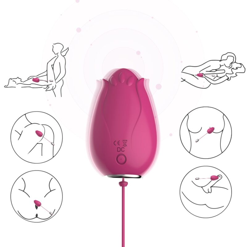 ARMONY - MANDALA EGG VIBRATOR G-SPOT REMOTE CONTROL FUCHSIA - NOCTURNA DESIRES