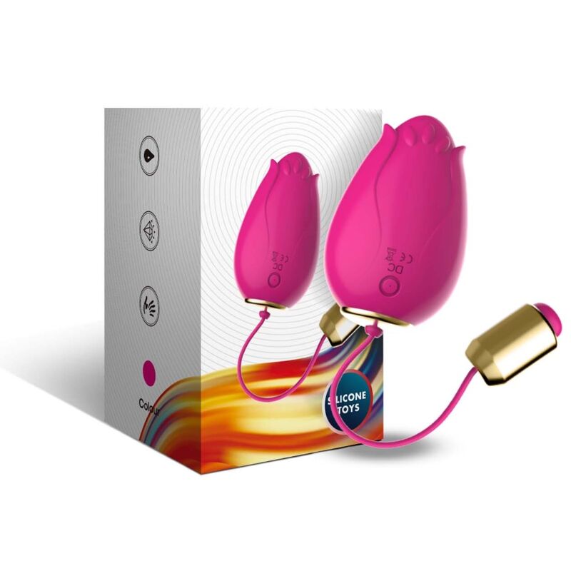 ARMONY - MANDALA EGG VIBRATOR G-SPOT REMOTE CONTROL FUCHSIA - NOCTURNA DESIRES