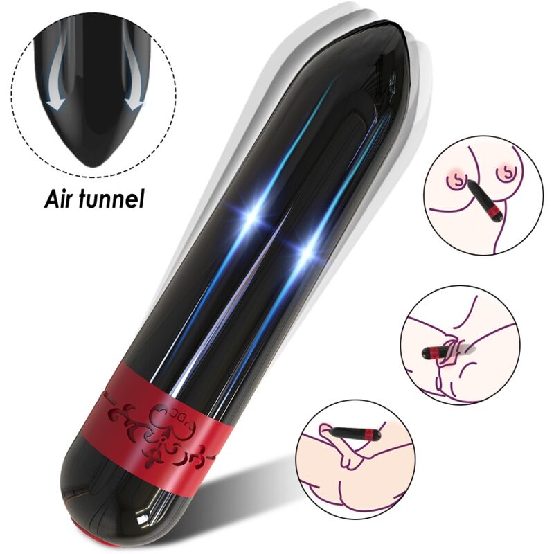 ARMONY - ROCKET VIBRATOR BULLET BLACK - NOCTURNA DESIRES