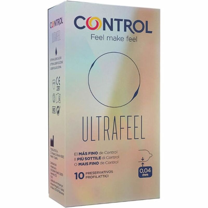 CONTROL - ADAPTA FINISSIMO ULTRAFEEL 10 UNITS CONTROL CONDOMS  NOCTURNA DESIRES