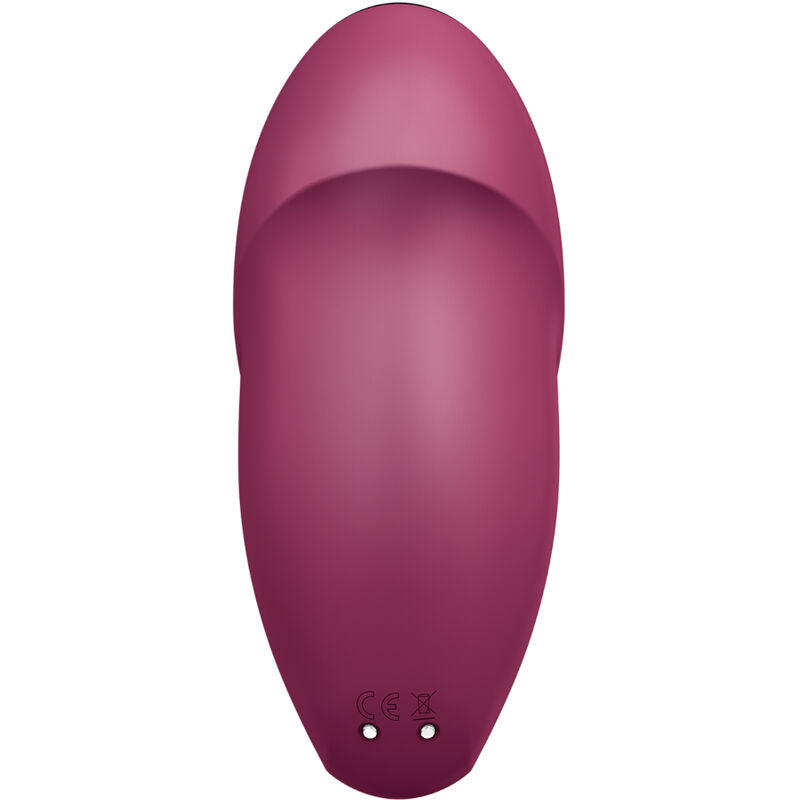 SATISFYER - TAP & CLIMAX 1 LAY-ON VIBRATOR RED - NOCTURNA DESIRES