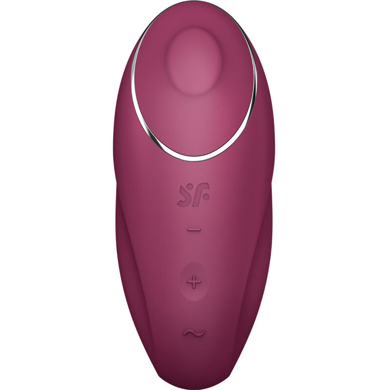 SATISFYER - TAP & CLIMAX 1 LAY-ON VIBRATOR RED - NOCTURNA DESIRES