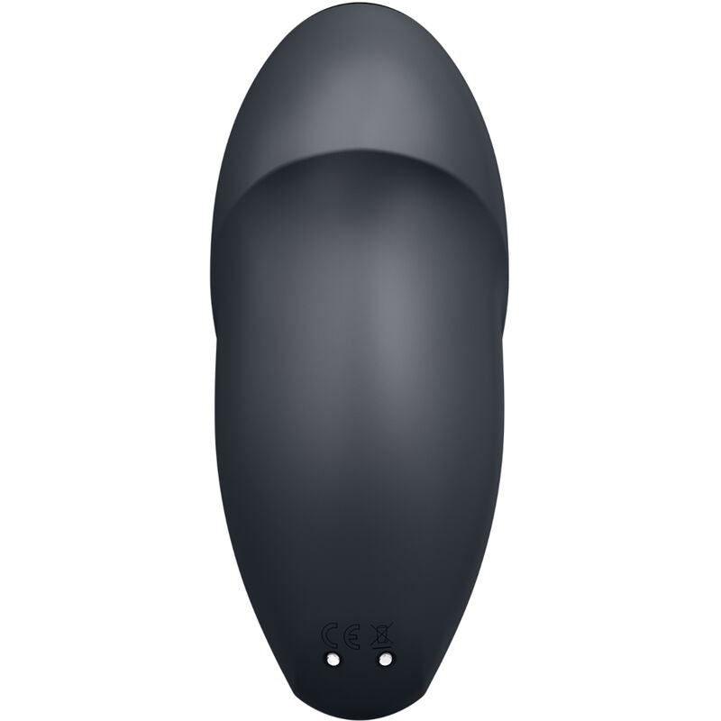 SATISFYER - TAP & CLIMAX 1 LAY-ON VIBRATOR BLACK - NOCTURNA DESIRES