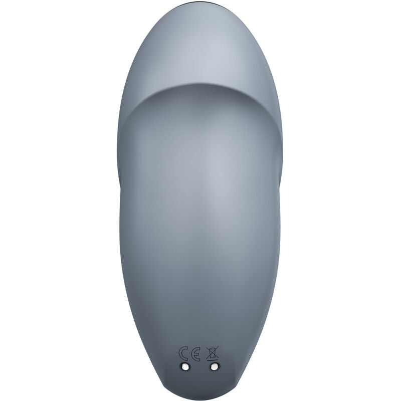 SATISFYER - TAP & CLIMAX 1 LAY-ON VIBRATOR GREY - NOCTURNA DESIRES