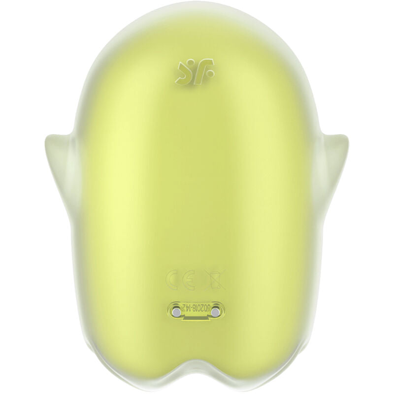 SATISFYER - GLOWING GHOST AIR PULSE & VIBRATOR YELLOW - NOCTURNA DESIRES