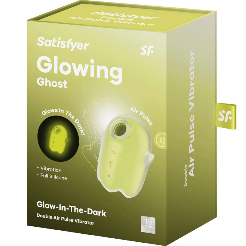 SATISFYER - GLOWING GHOST AIR PULSE & VIBRATOR YELLOW - NOCTURNA DESIRES