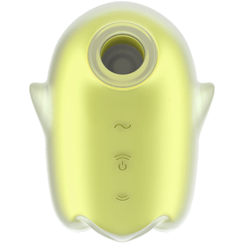 SATISFYER - GLOWING GHOST AIR PULSE & VIBRATOR YELLOW - NOCTURNA DESIRES