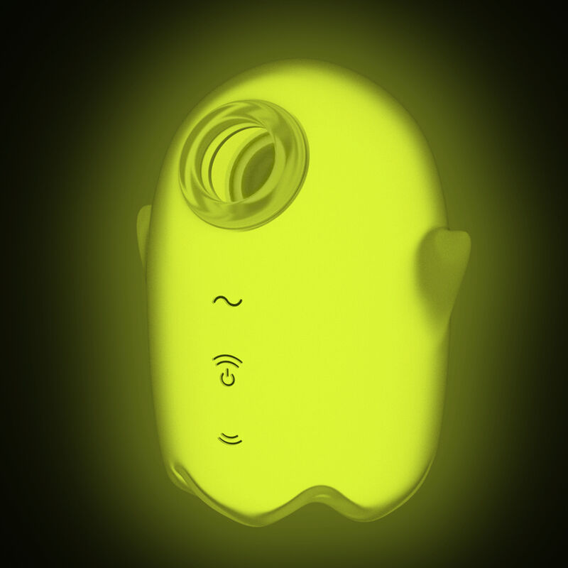 SATISFYER - GLOWING GHOST AIR PULSE & VIBRATOR YELLOW - NOCTURNA DESIRES