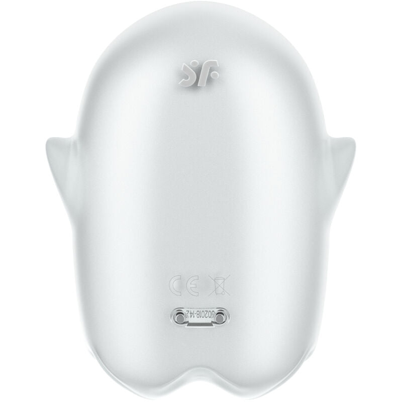 SATISFYER - GLOWING GHOST AIR PULSE & VIBRATOR WHITE - NOCTURNA DESIRES
