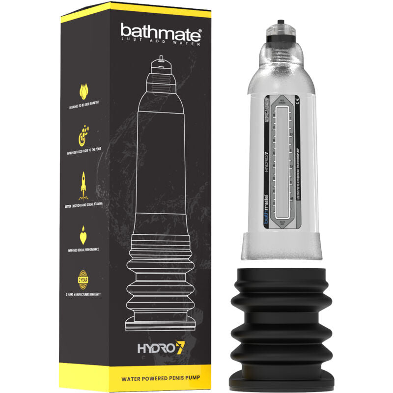 BATHMATE - HYDRO 7 HERCULES TRANSPARENT BATHMATE  NOCTURNA DESIRES
