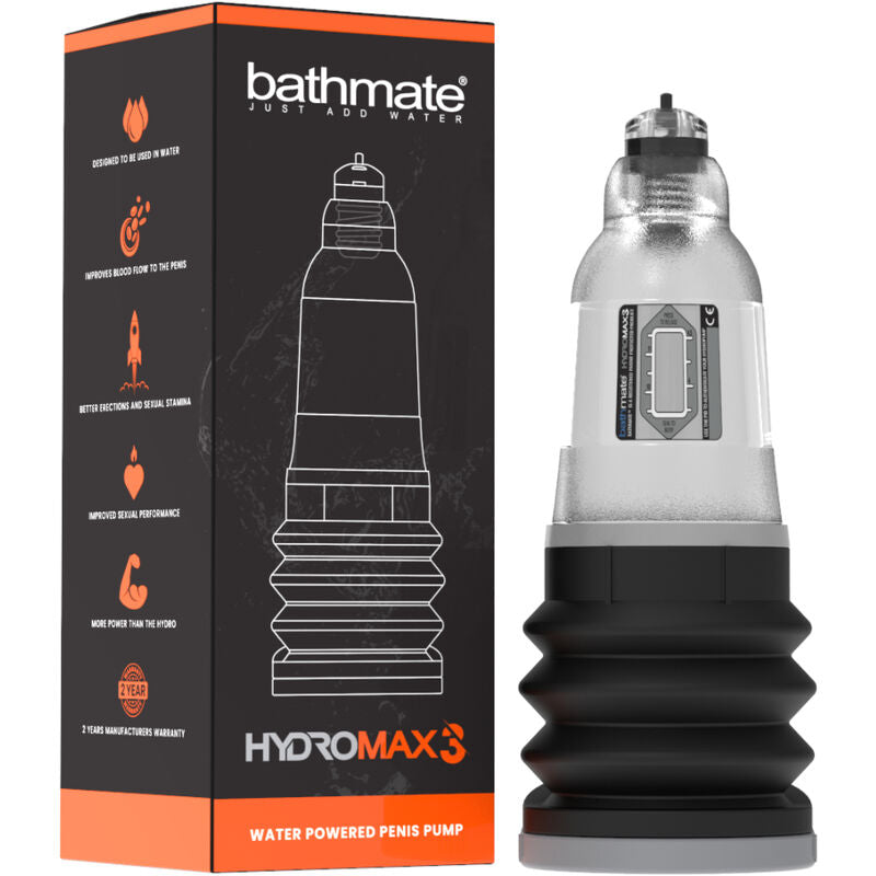 BATHMATE - HYDROMAX 3 TRANSPARENT BATHMATE  NOCTURNA DESIRES