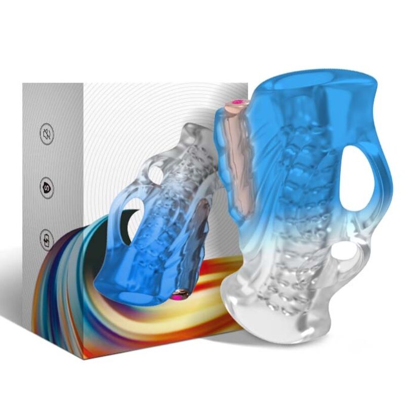 ARMONY - MASTURBATOR FINGER & VIBRATOR BLUE GRADIENT - NOCTURNA DESIRES