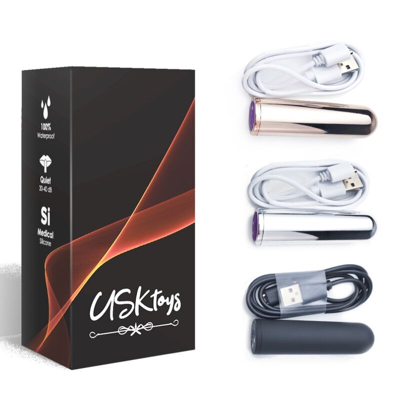 ARMONY - VIBRATOR BULLET SILVER 2.1 CM X 7.9 CM - NOCTURNA DESIRES