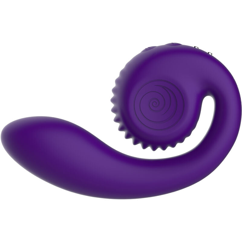 SNAIL VIBE - GIZI DUAL STIMULATOR PURPLE - NOCTURNA DESIRES