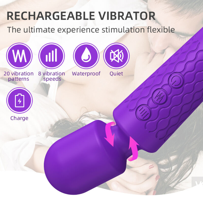 ARMONY - VIOLET MASSAGER & VIBRATOR - NOCTURNA DESIRES