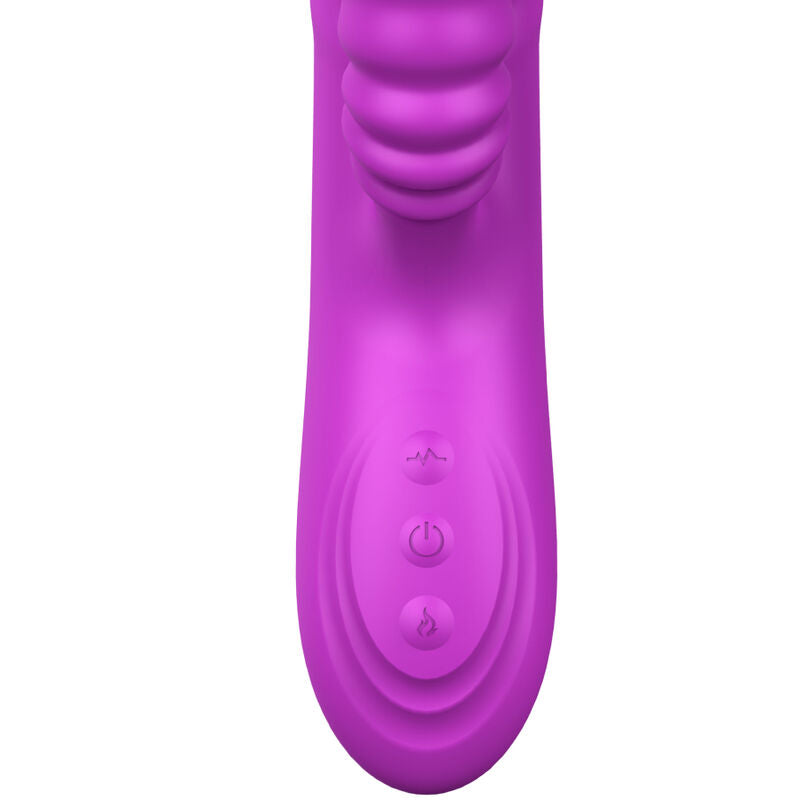 ARMONY - ANGELIA MULTIFUNCTION VIBRATOR WITH STIMULATING TONGUE VIOLET HEAT EFFECT - NOCTURNA DESIRES