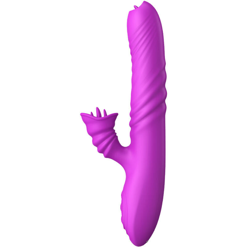 ARMONY - ANGELIA MULTIFUNCTION VIBRATOR DOUBLE TONGUE VIOLET HEAT EFFECT - NOCTURNA DESIRES