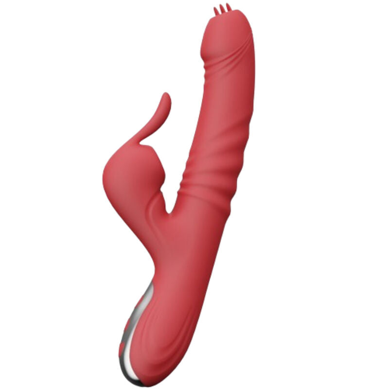ARMONY - SUCK VIBRATOR & SUCKER WITH STIMULATING TONGUE BURGUNDY - NOCTURNA DESIRES
