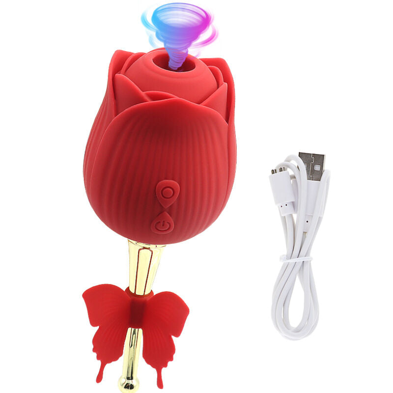 ARMONY - BUTTERFLY FLOWER SUCTION RED - NOCTURNA DESIRES