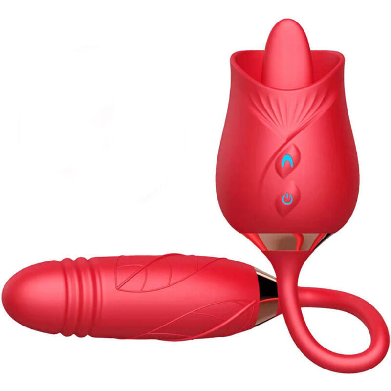 ARMONY - DELIGHT FLOWER VIBRATOR & THRUSTING WITH RED TONGUE - NOCTURNA DESIRES