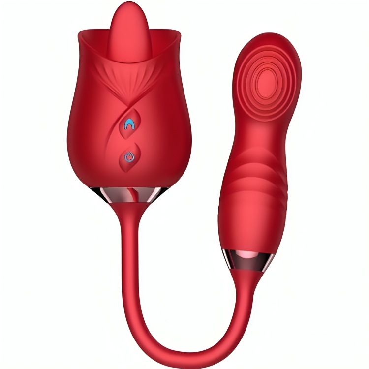ARMONY - DELIGHT FLOWER VIBRATOR & BUMPING WITH RED TONGUE - NOCTURNA DESIRES