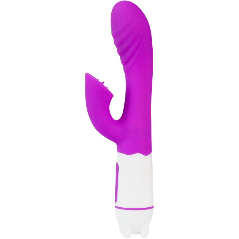 ARMONY - HAPPY VIBRATOR & STIMULATOR WITH VIOLET RECHARGEABLE TONGUE - NOCTURNA DESIRES