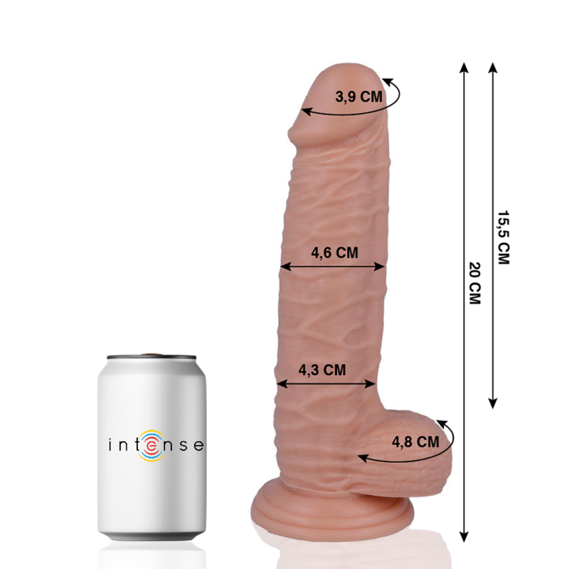 MR INTENSE - 20 REALISTIC COCK 20 CM -O- 4.6 CM MR. INTENSE  NOCTURNA DESIRES