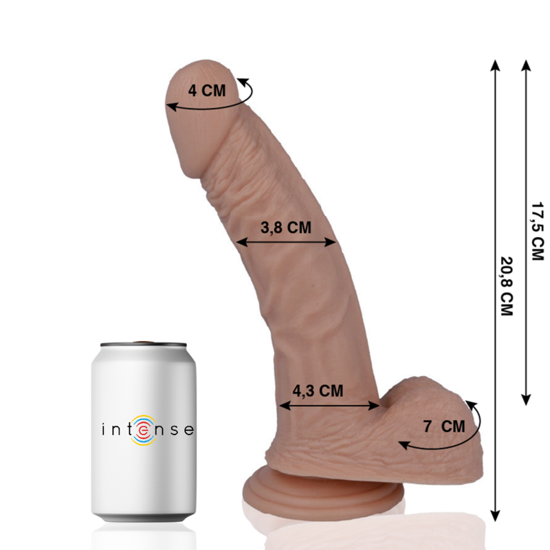 MR INTENSE - 23 REALISTIC COCK 20.8 CM -O- 3.8 CM MR. INTENSE  NOCTURNA DESIRES