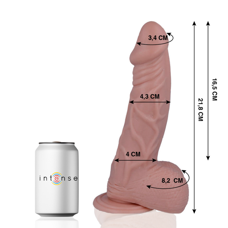 MR INTENSE - 25 REALISTIC COCK 21.8 CM -O- 4.3 CM MR. INTENSE  NOCTURNA DESIRES