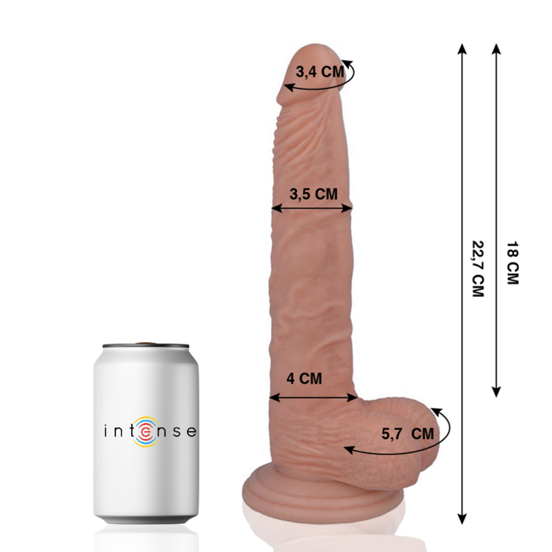 MR INTENSE - 29 REALISTIC COCK 22.7 CM -O- 3.5 CM - NOCTURNA DESIRES