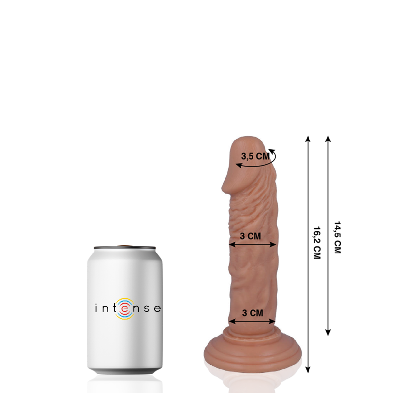 MR INTENSE - 3 REALISTIC COCK 16.2 CM -O- 3 CM MR. INTENSE  NOCTURNA DESIRES