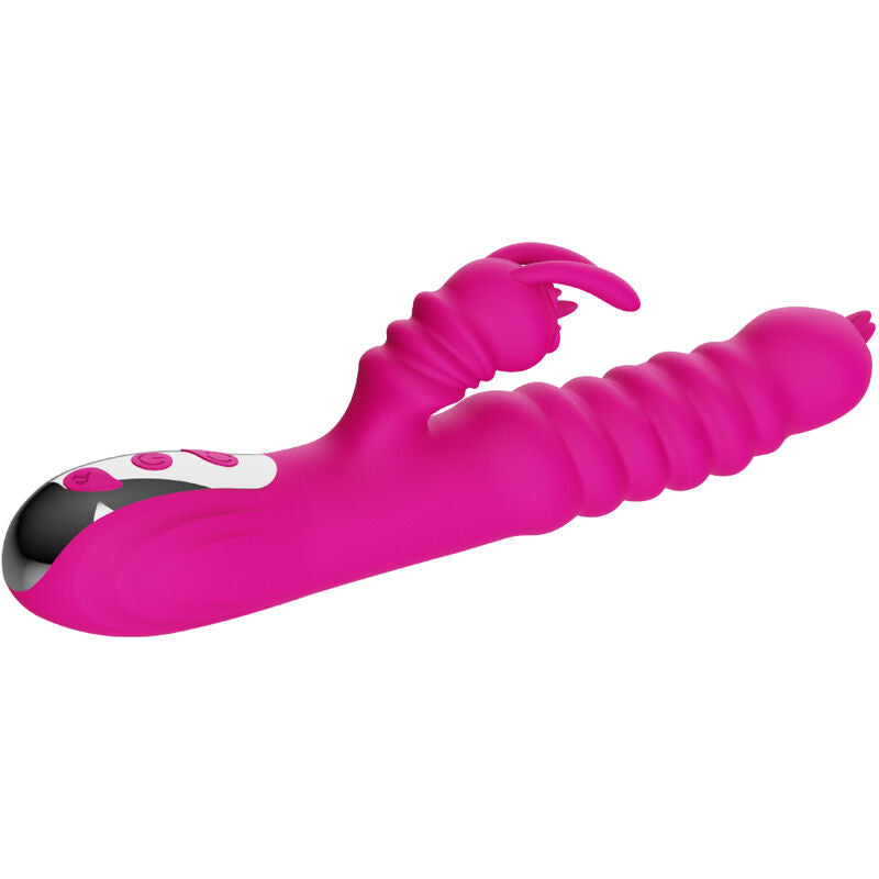ARMONY - RABBIT DOUBLE TONGUE MULTIFUNCTION VIBRATOR FUCHSIA HEAT EFFECT - NOCTURNA DESIRES