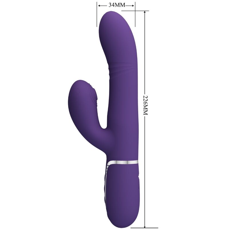 PRETTY LOVE - MULTIFUNCTION G-SPOT VIBRATOR PURPLE - NOCTURNA DESIRES
