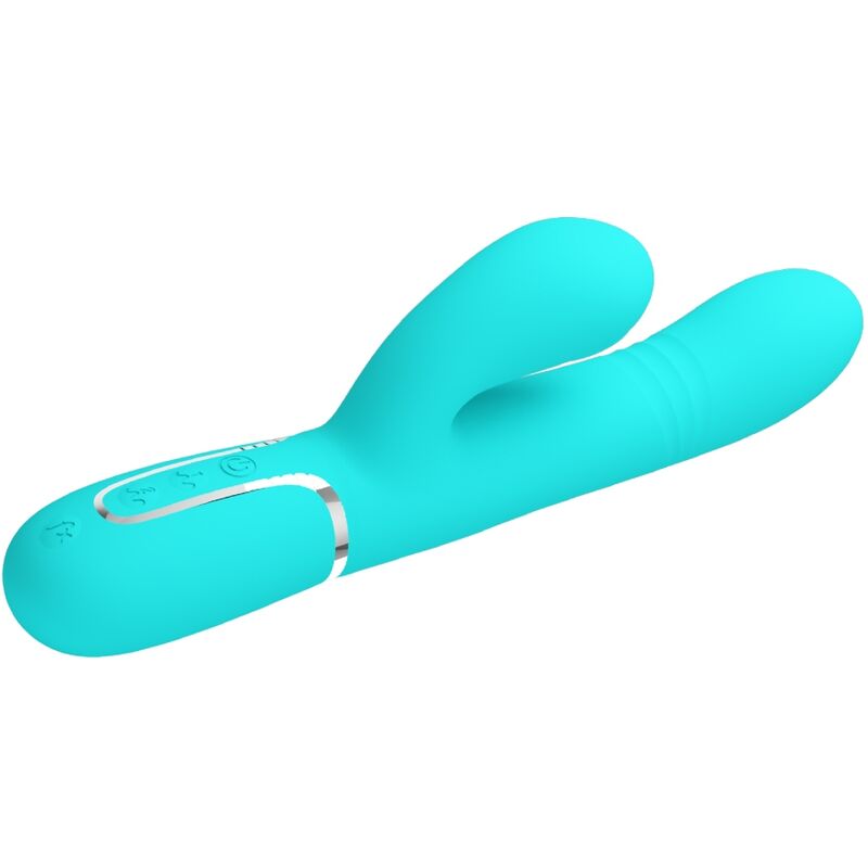 PRETTY LOVE - MULTIFUNCTION G-SPOT VIBRATOR AQUA GREEN - NOCTURNA DESIRES