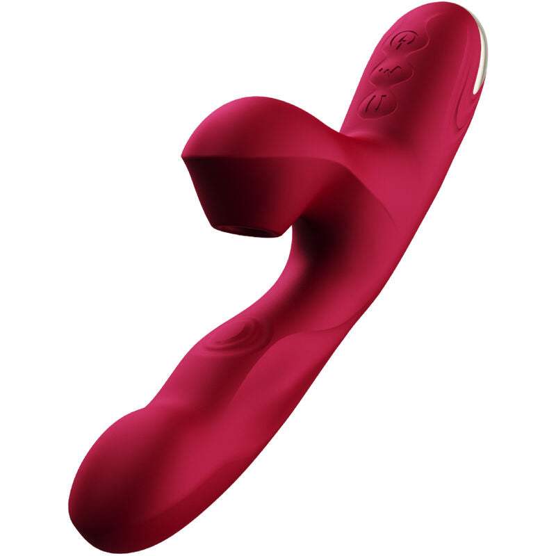 ARMONY - BUMP VIBRATOR & SUCTION CUP MODEL 2 BURGUNDY - NOCTURNA DESIRES