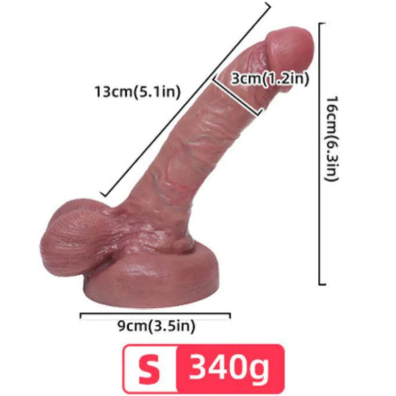 ARMONY - REALISTIC LIQUID SILICONE DILDO 13 CM - NOCTURNA DESIRES