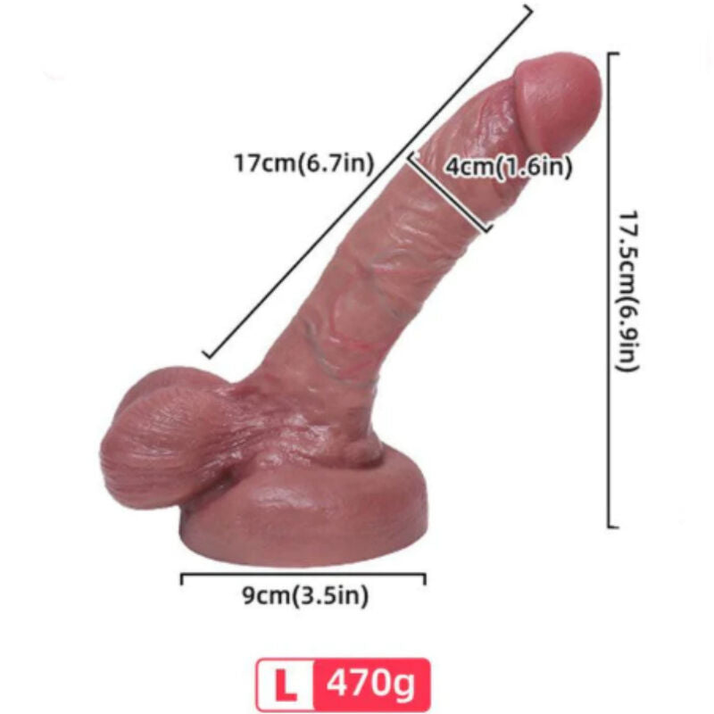 ARMONY - REALISTIC LIQUID SILICONE DILDO 17 CM - NOCTURNA DESIRES