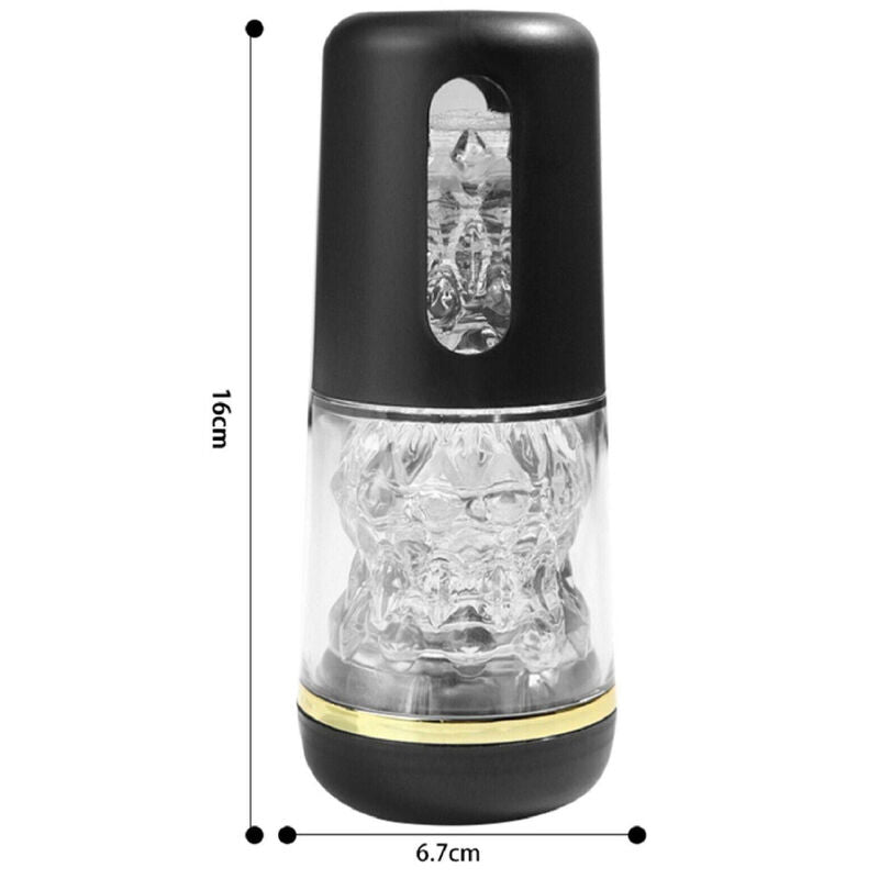 ARMONY - BLACK PORTABLE MASTURBATOR - NOCTURNA DESIRES