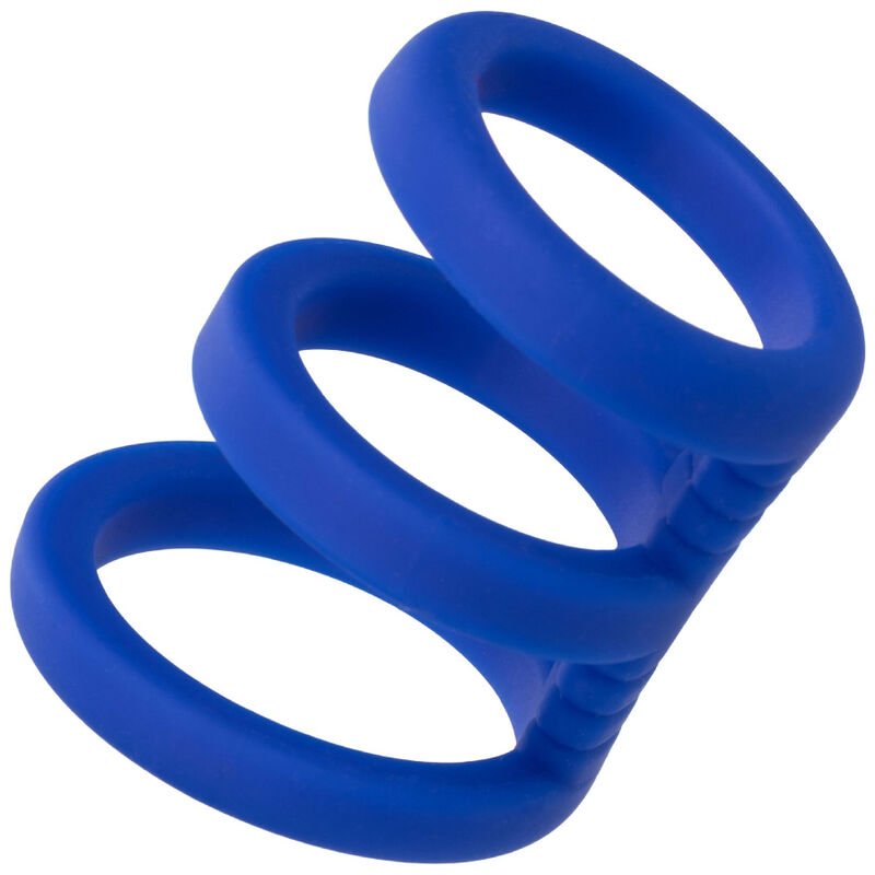 CALEXOTICS - ADMIRAL TRIPLE COCK CAGE BLUE - NOCTURNA DESIRES