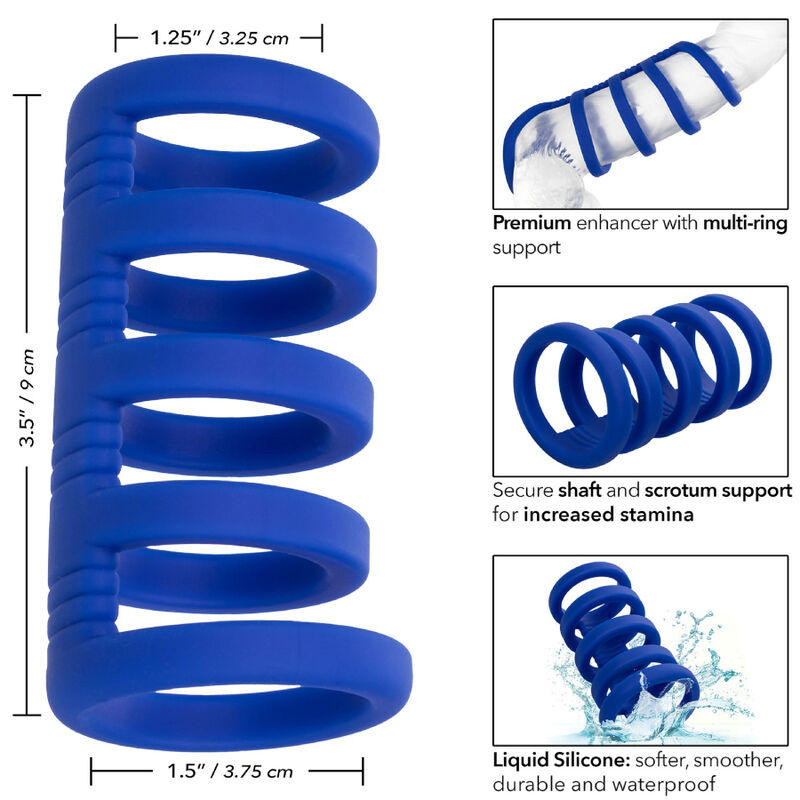 CALEXOTICS - ADMIRAL XTREME CAGE BLUE - NOCTURNA DESIRES