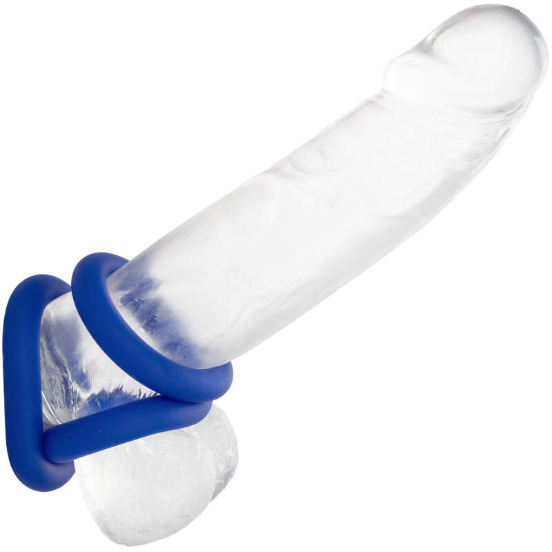 CALEXOTICS - ADMIRAL COCK RING SET BLUE - NOCTURNA DESIRES