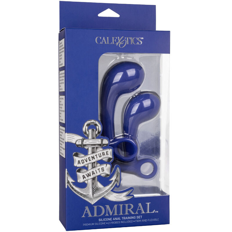 CALEXOTICS - ADMIRAL SET 2 ANAL PLUG BLUE - NOCTURNA DESIRES