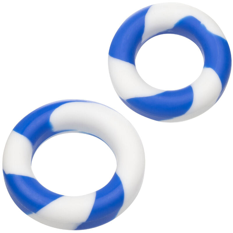 CALEXOTICS - ADMIRAL SET 2 PENIS RINGS - NOCTURNA DESIRES