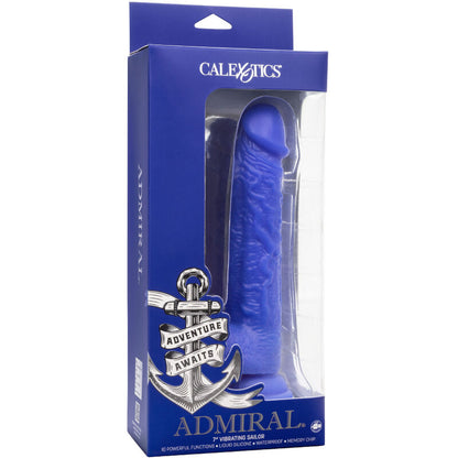 CALEXOTICS - ADMIRAL SAILOR REALISTIC DILDO VIBRATOR BLUE - NOCTURNA DESIRES