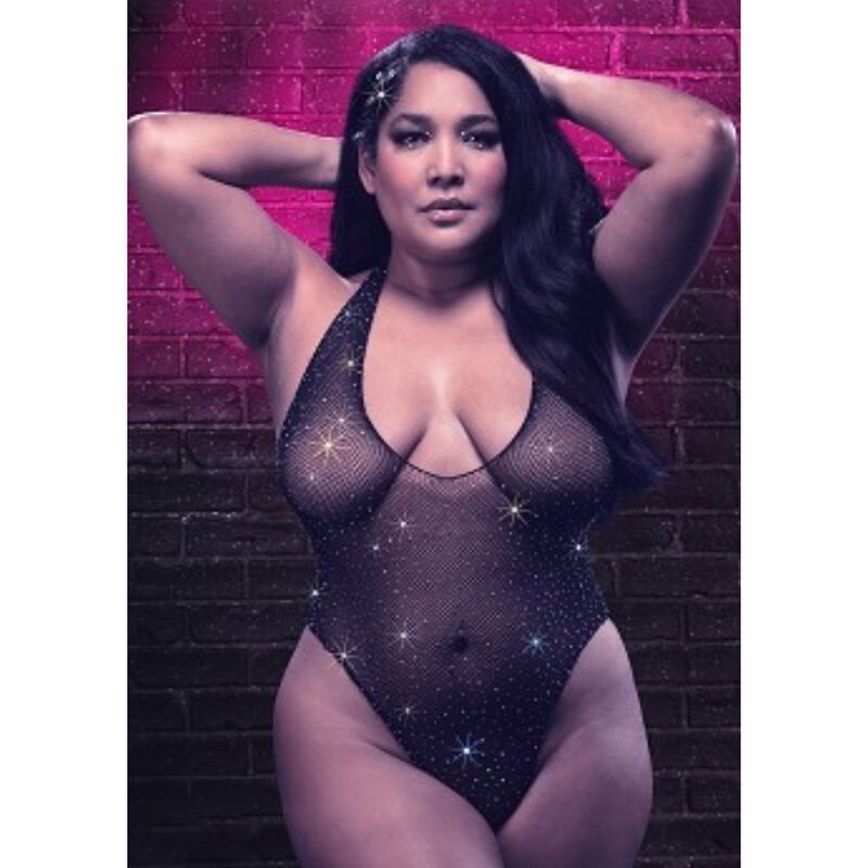 CALEXOTICS - RADIANCE SHOULDER SHRUG RHINE PLUS SIZE - NOCTURNA DESIRES